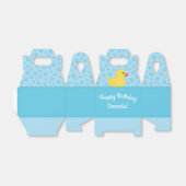 Rubber Ducky 1st Birthday Party Kinder Baby Bedankdoosjes (Uitgevouwen)