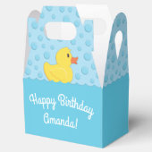 Rubber Ducky 1st Birthday Party Kinder Baby Bedankdoosjes (Geopend)