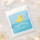 Rubber Ducky 1st Birthday Party Kinder Baby Bedankzakje (Geknipt)