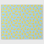 Rubber Ducky 1st Birthday Party Kinder Baby Cadeaupapier (Vlak)