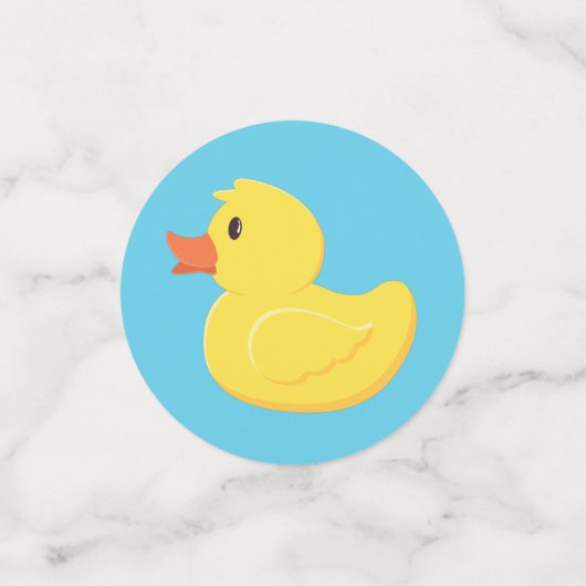 Rubber Ducky 1st Birthday Party Kinder Baby Confetti (Kleine voorkant)