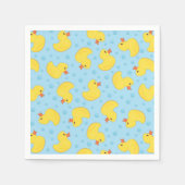 Rubber Ducky 1st Birthday Party Kinder Baby Servet (Voorkant)