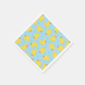 Rubber Ducky 1st Birthday Party Kinder Baby Servet (Hoek)