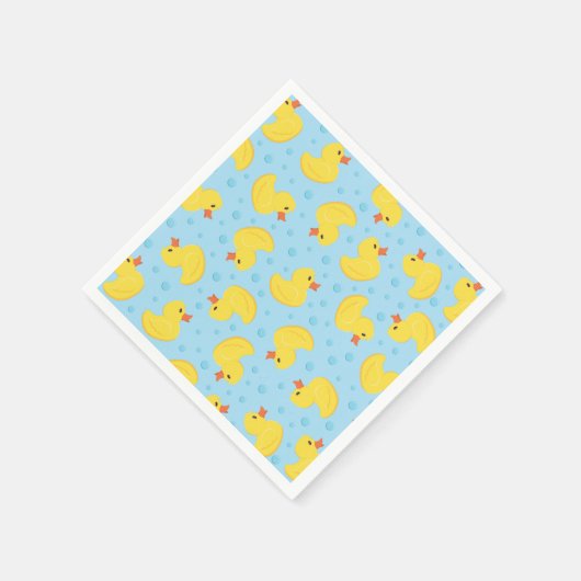 Rubber Ducky 1st Birthday Party Kinder Baby Servet (Hoek)