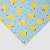 Rubber Ducky 1st Birthday Party Kinder Baby Tissuepapier (Detail)