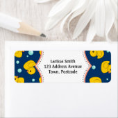 Rubber Ducky adreslabel Etiket (Insitu)