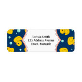 Rubber Ducky adreslabel Etiket (Voorkant)