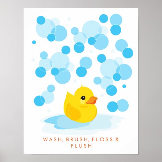 Rubber Ducky | Afdrukken van was, penseel, verlies Poster (Voorkant)
