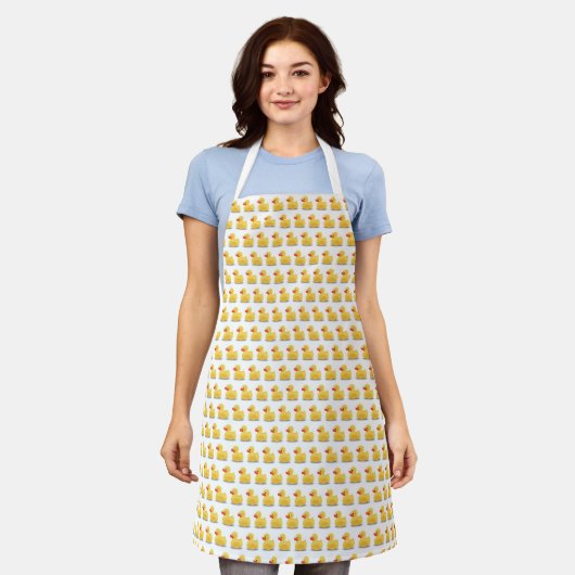 Rubber Ducky Apron Schort (Gedragen)