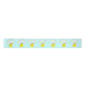 Rubber Ducky Baby Ducking Umbrella Satin Ribbon Satijnen Lint (Voorkant)