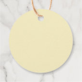 Rubber Ducky Baby shower Bedankjes Labels (Achterkant)