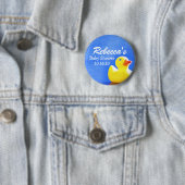 Rubber Ducky Baby shower Button (In situ)