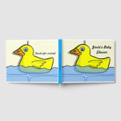 Rubber Ducky Baby shower gastenboek (Volledig)