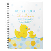 Rubber Ducky Baby shower Guest Book Notitieboek (Voorkant)