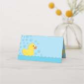 Rubber Ducky Baby shower Plaatskaartje (Voorkant)