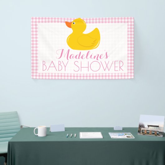 Rubber Ducky Baby shower Spandoek (Beurs)