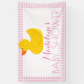 Rubber Ducky Baby shower Spandoek (Verticaal)
