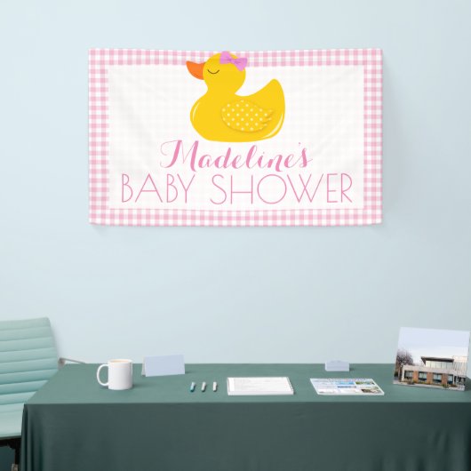 Rubber Ducky Baby shower Spandoek (Beurs)