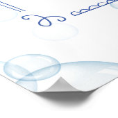 Rubber Ducky Baby Shower Welcome Sign Poster (Hoek)