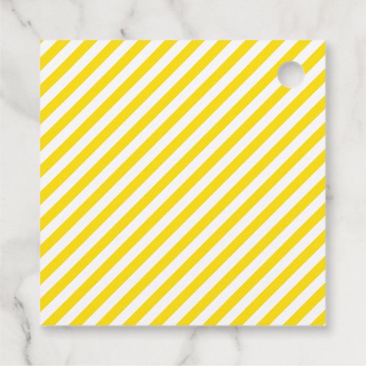 Rubber Ducky Baby shower Yellow Blue Dank je Bedankjes Labels (Achterkant)