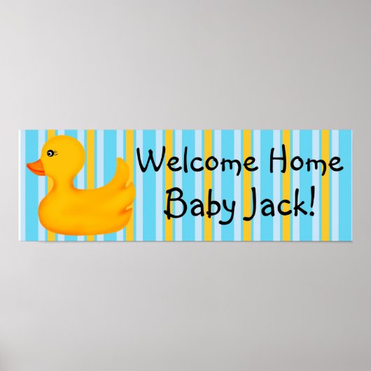 Rubber Ducky Banner Poster (Voorkant)