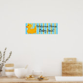 Rubber Ducky Banner Poster (Keuken)