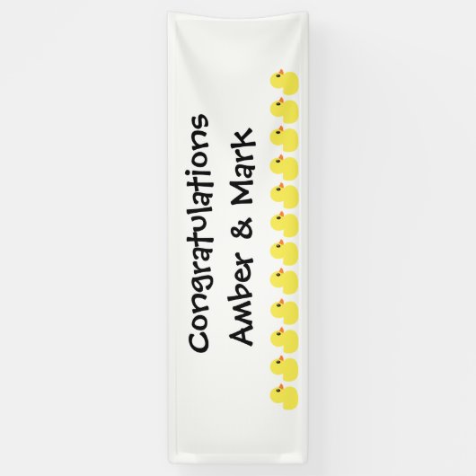 "Rubber Ducky"-banner Spandoek (Verticaal)