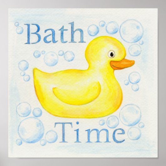 Rubber Ducky Bath poster (Voorkant)