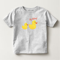 Rubber Ducky Big Sibling Baby Bodysuit
