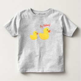 Rubber Ducky Big Sibling Baby Bodysuit