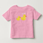 Rubber Ducky Big Sister Kinder Shirts (Voorkant)