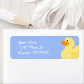 Rubber Ducky Blauw Label (Insitu)