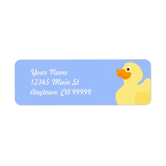 Rubber Ducky Blauw Label (Voorkant)