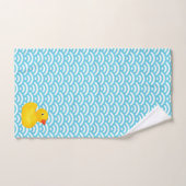 Rubber Ducky Blue Waves Bathroom Towel set Bad Handdoek (Handdoek)