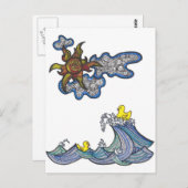 Rubber Ducky Briefkaart (Voorkant / Achterkant)