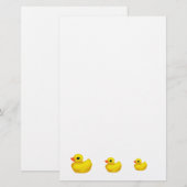 Rubber Ducky Briefpapier (Voorkant / Achterkant)
