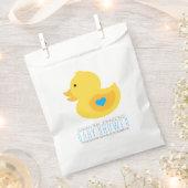 Rubber Ducky Bubble Bath Boy Baby shower Bedankzakje (Geknipt)