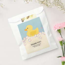 Rubber Ducky Bubbles Baby shower Bedankzakje
