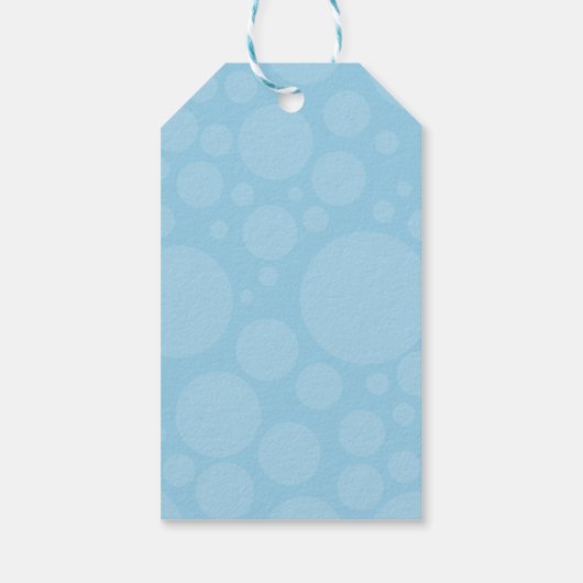 Rubber Ducky Cadeau Label - Blauw Cadeaulabel (Achterkant)