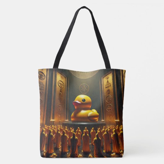 Rubber Ducky Cult Tote Bag (Achterkant)