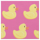 Rubber Ducky Cute Bathroom Kinder Stof (Close Up)