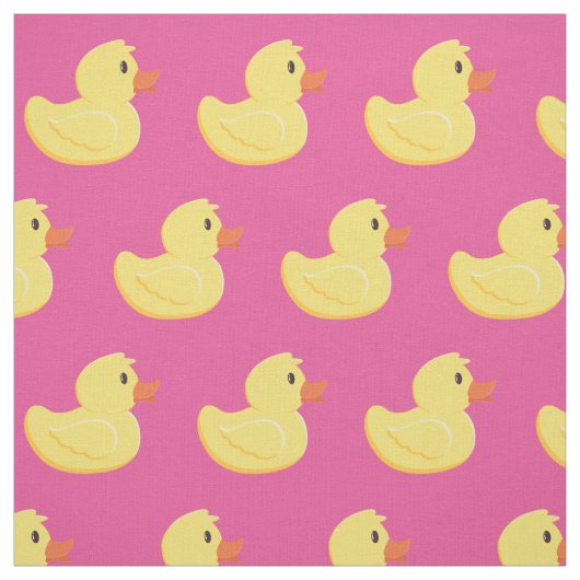 Rubber Ducky Cute Bathroom Kinder Stof (Swatch)