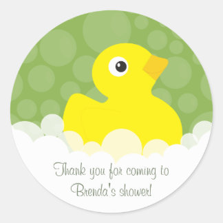 Rubber Ducky Dank u Stickers - Groen