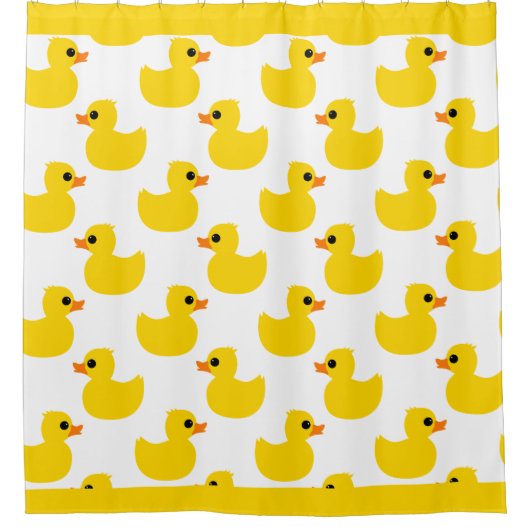 Rubber Ducky Design Douchegordijn (Voorkant)