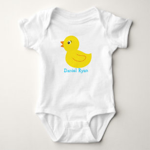 Rubber Ducky Duck gepersonaliseerd Baby T-shirt