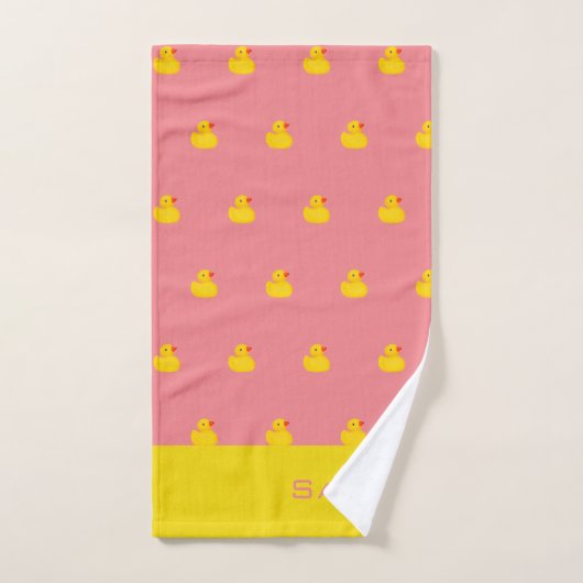 Rubber Ducky Duck Sacks - Bathroom Towel Set Bad Handdoek (Handdoek)