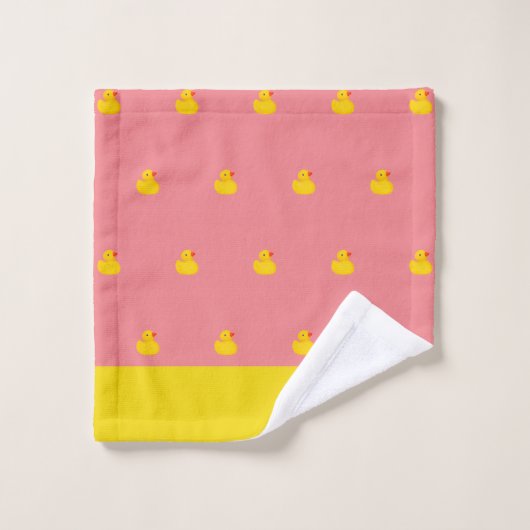 Rubber Ducky Duck Sacks - Bathroom Towel Set Bad Handdoek (Wasdoekje)