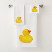 Rubber Ducky Duck Sacks - Bathroom Towel Set Bad Handdoek (Insitu)