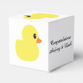 "Rubber Ducky" Favor Box Bedankdoosjes (Achterkant)