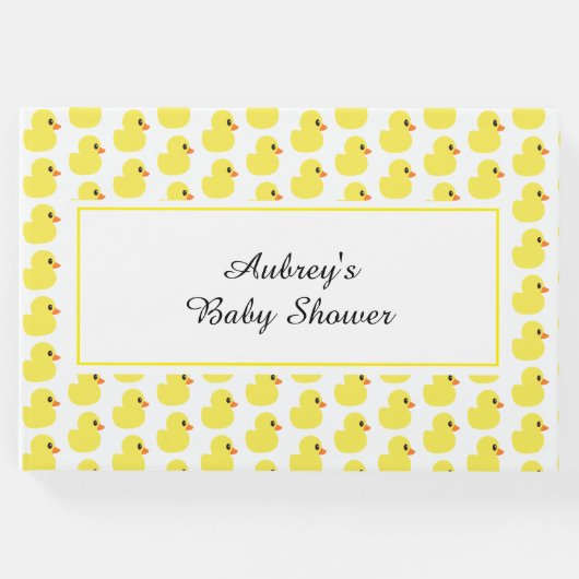 "Rubber Ducky" gastenboek (Voorkant)